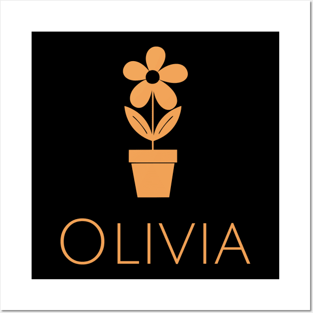 Olivia name Wall Art by cypryanus